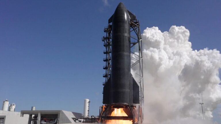 SpaceX fires up all 6 of Starship’s engines ahead of 13th test flight (video)