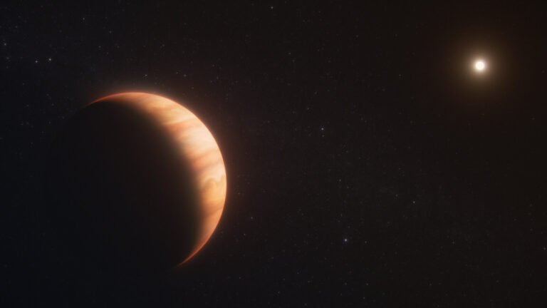 Webb studies how a planet survived the death of its star